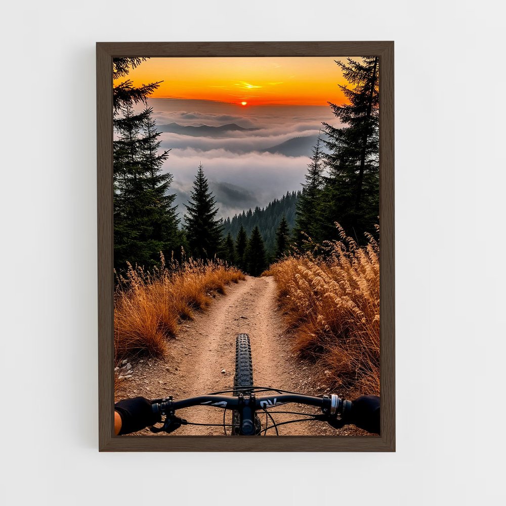 Poster Piste Sauvage – affiche Cyclisme (vue 5)